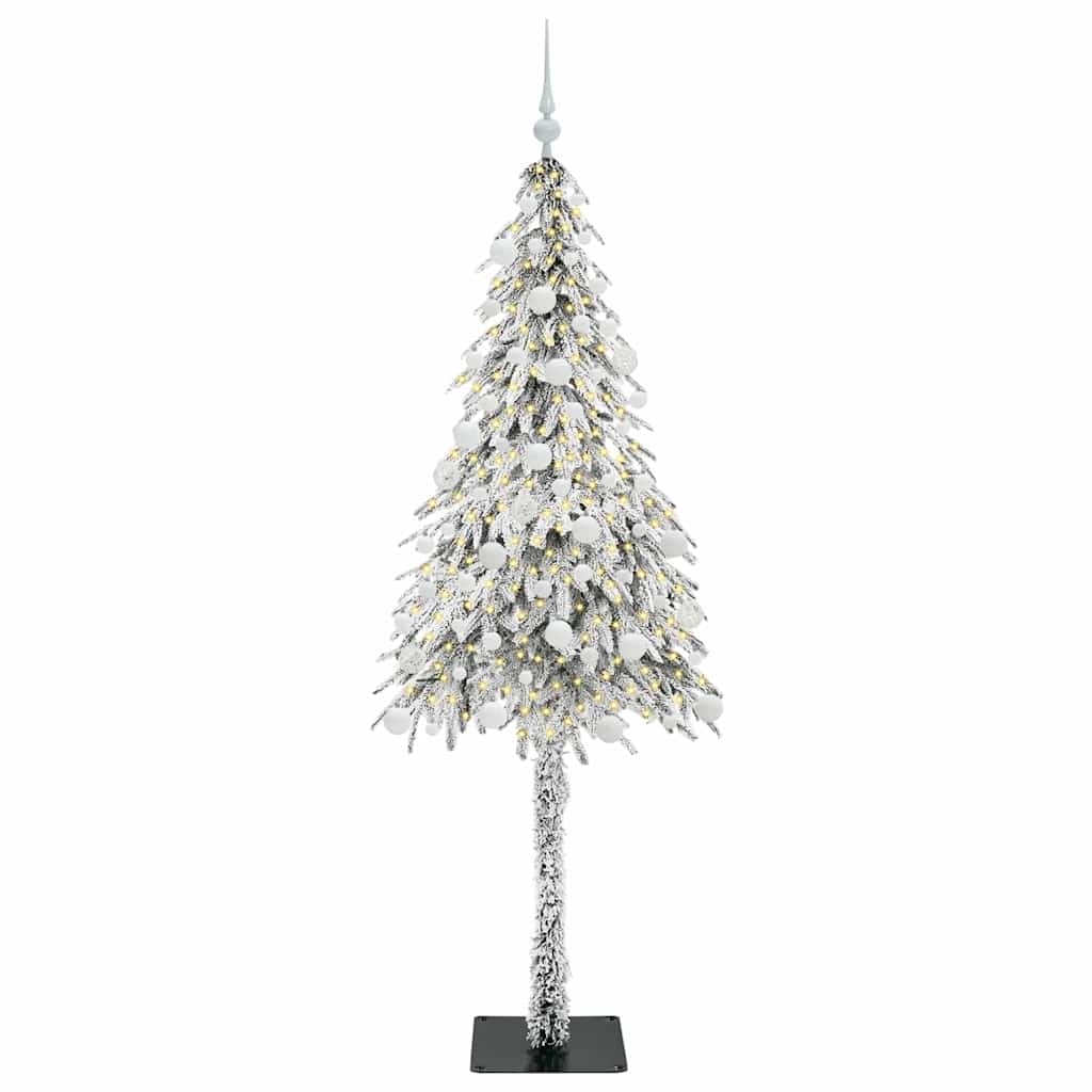 Christmas Tree with 300 LEDs White 180 cm PE and Steel