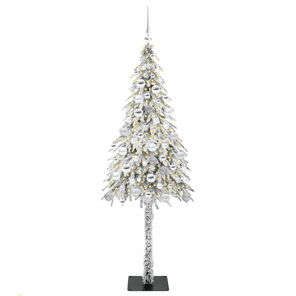 Christmas Tree with 300 LEDs White 180 cm PE and Steel