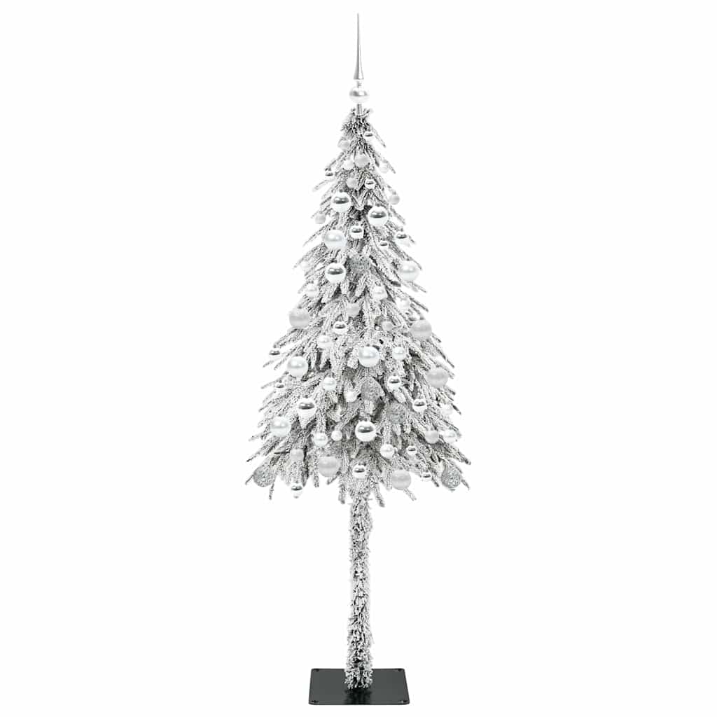 Christmas Tree with 300 LEDs White 180 cm PE and Steel