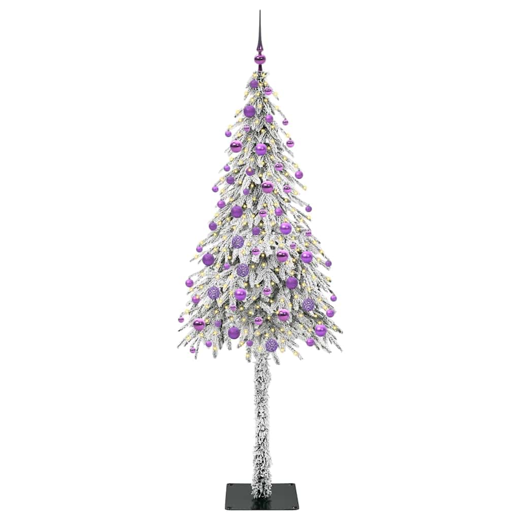 Christmas Tree with 300 LEDs White 180 cm PE and Steel