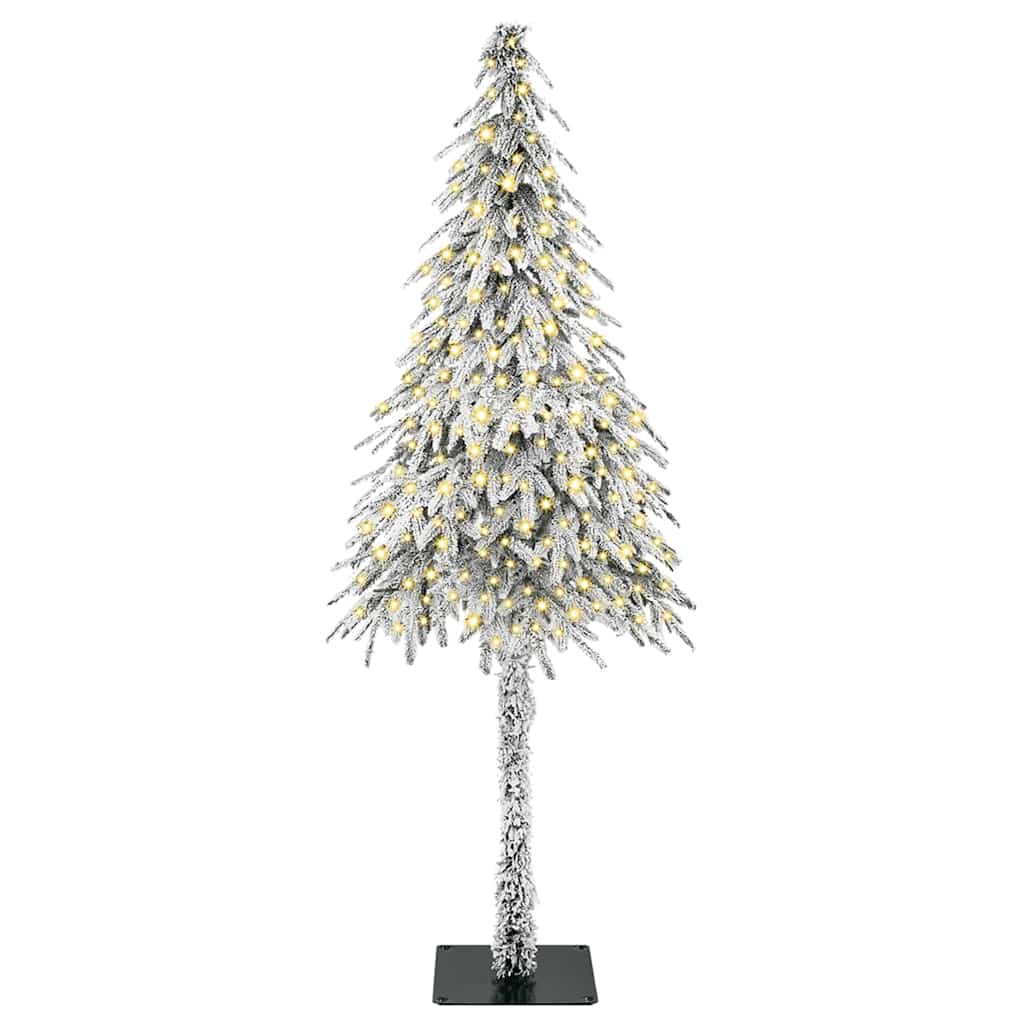 Christmas Tree with 300 LEDs White 210 cm PE and Steel
