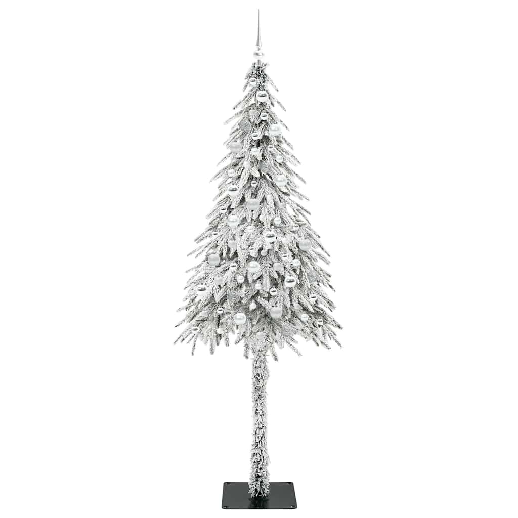 Christmas Tree with 300 LEDs White 210 cm PE and Steel
