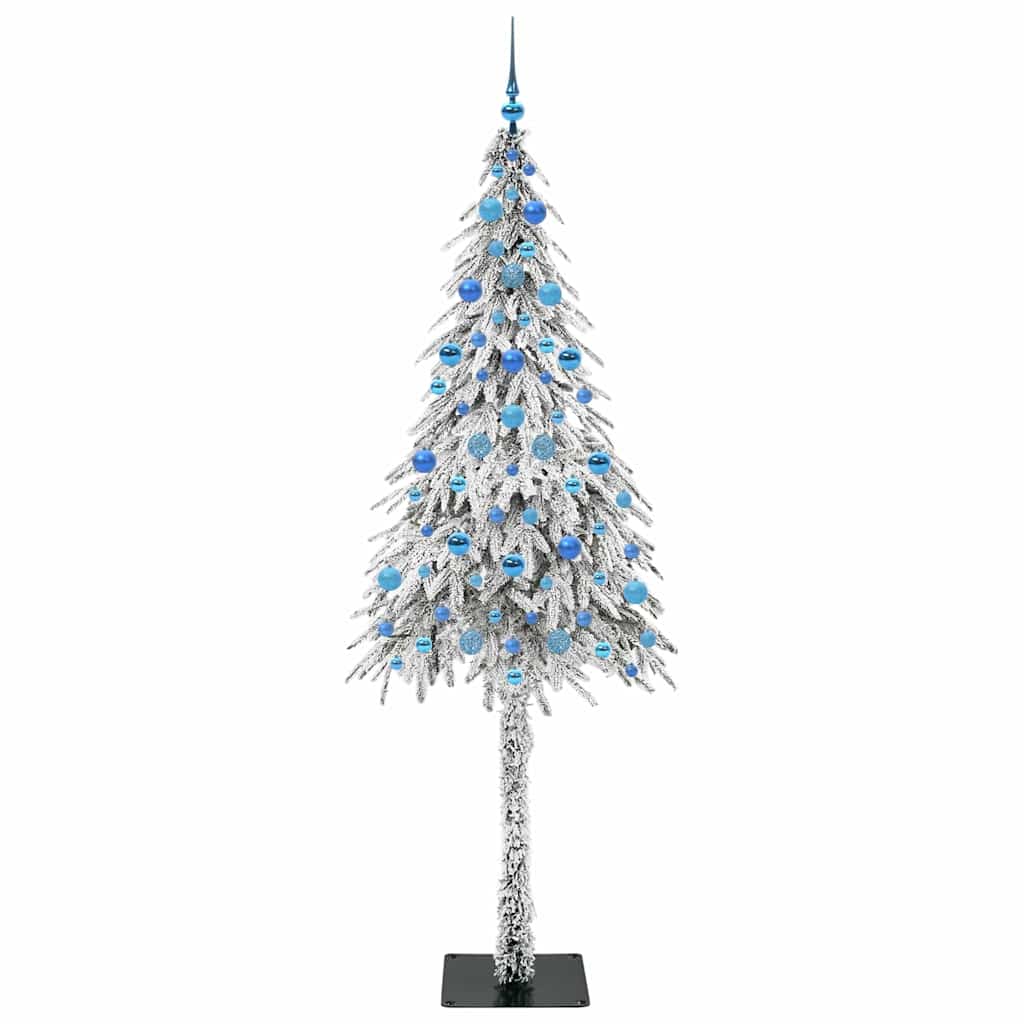 Christmas Tree with 300 LEDs White 210 cm PE and Steel