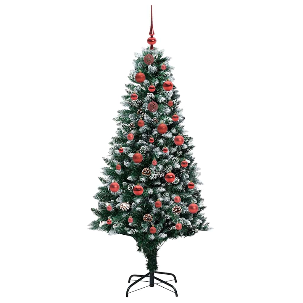 Artificial Christmas Tree with 150 LEDs with Stand Green 150 cm