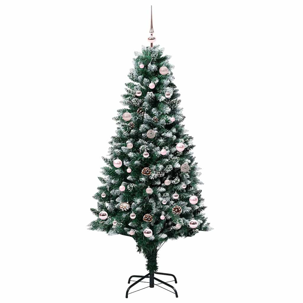 Artificial Christmas Tree with 150 LEDs with Stand Green 150 cm