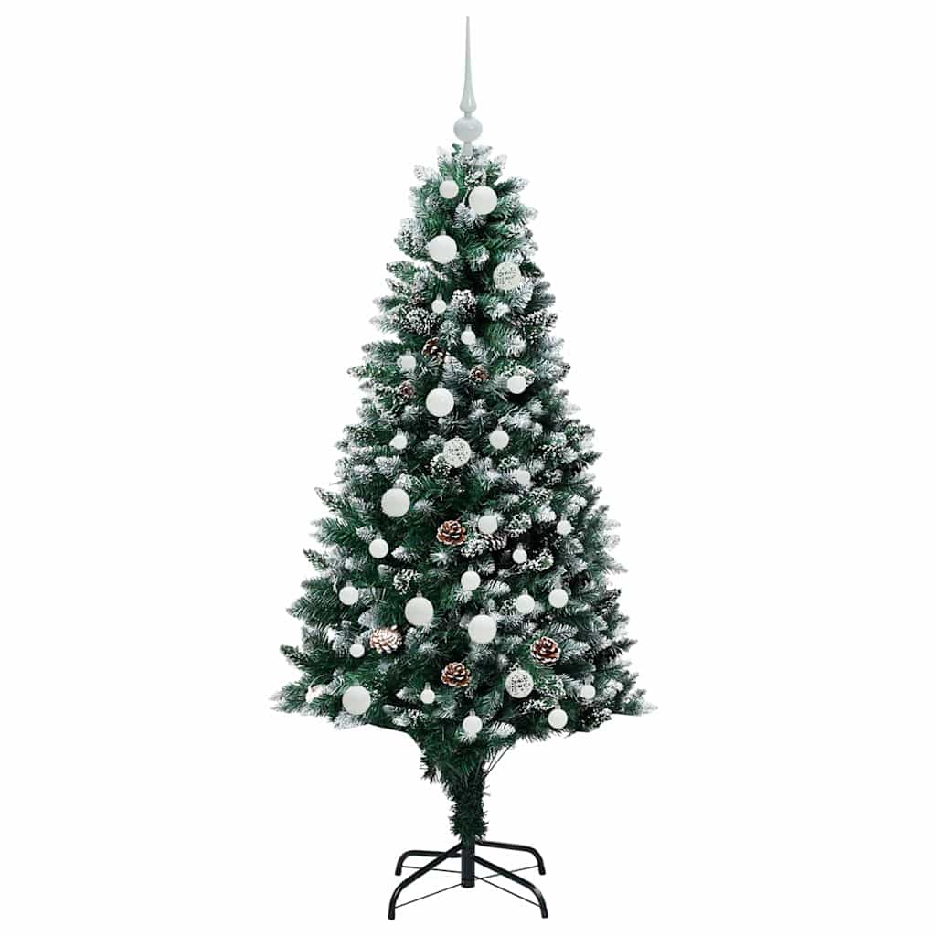 Artificial Christmas Tree with 150 LEDs with Stand Green 150 cm