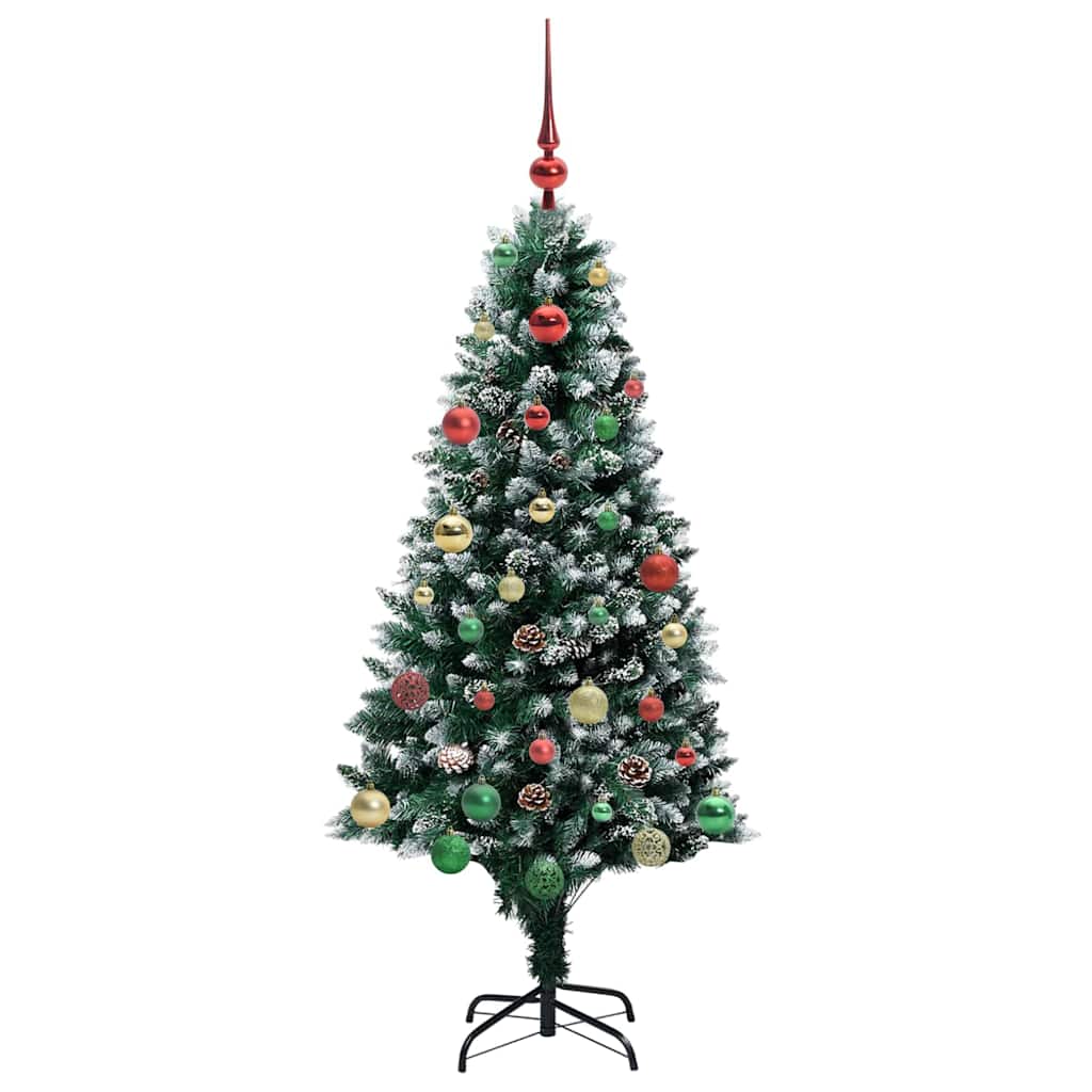 Artificial Christmas Tree with 150 LEDs with Stand Green 150 cm