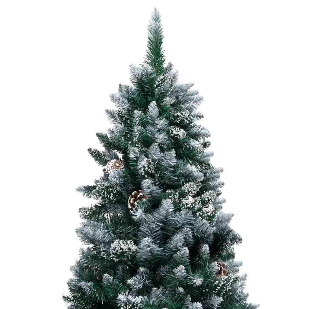 Artificial Christmas Tree with 300 LEDs with Stand Green 180 cm