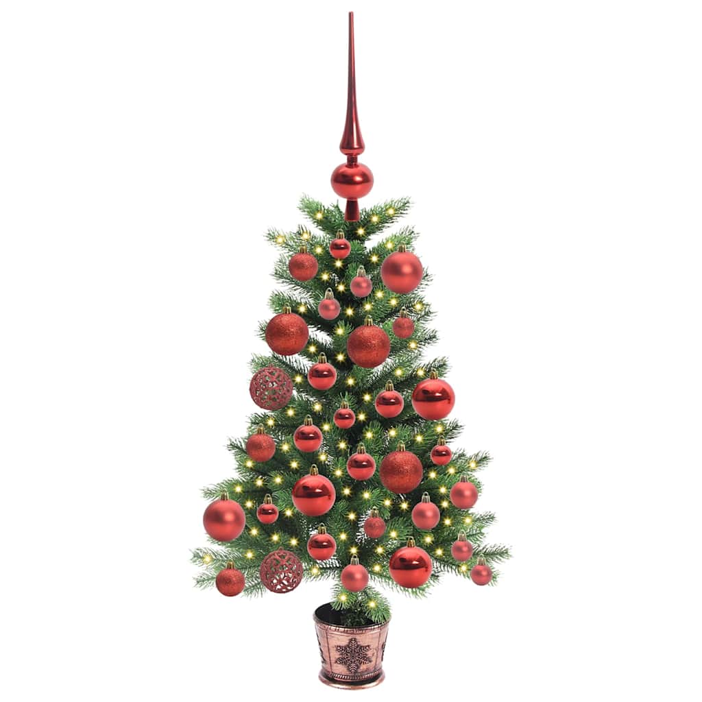 Christmas Tree with 150 LEDs with Stand Green 65 cm PE