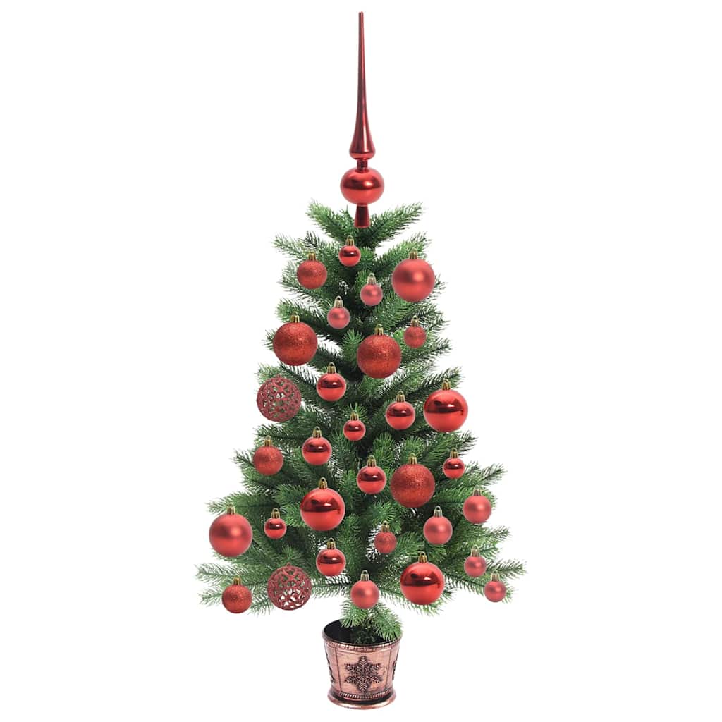 Christmas Tree with 150 LEDs with Stand Green 65 cm PE