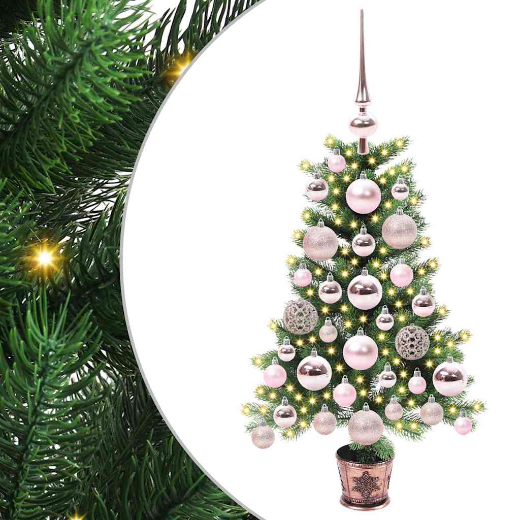 Christmas Tree with 150 LEDs with Stand Green 65 cm PE
