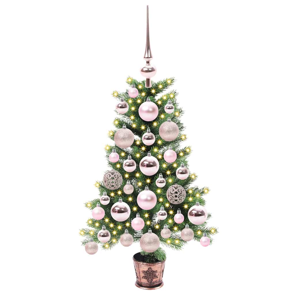 Christmas Tree with 150 LEDs with Stand Green 65 cm PE