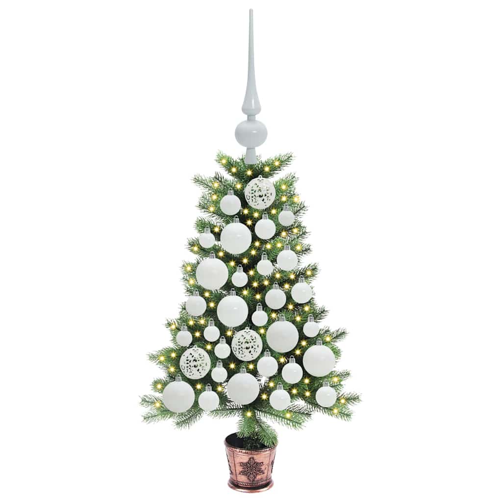 Christmas Tree with 150 LEDs with Stand Green 65 cm PE