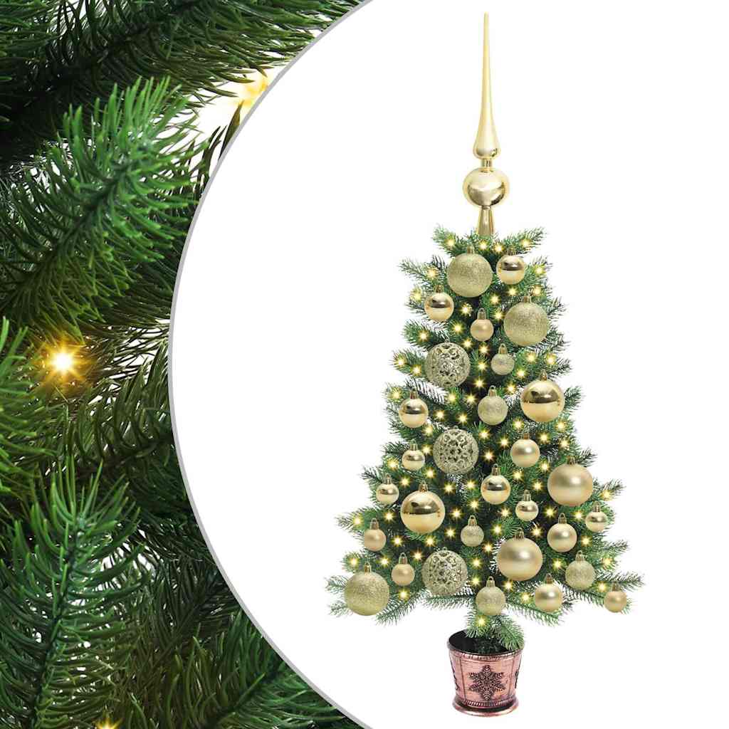 Christmas Tree with 150 LEDs with Stand Green 65 cm PE