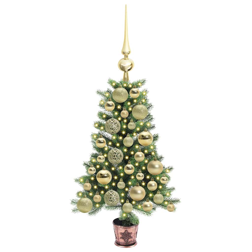 Christmas Tree with 150 LEDs with Stand Green 65 cm PE