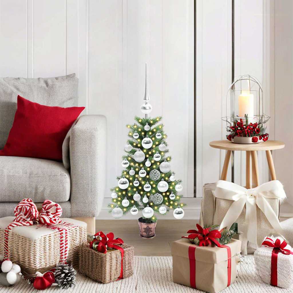 Christmas Tree with 150 LEDs with Stand Green 65 cm PE