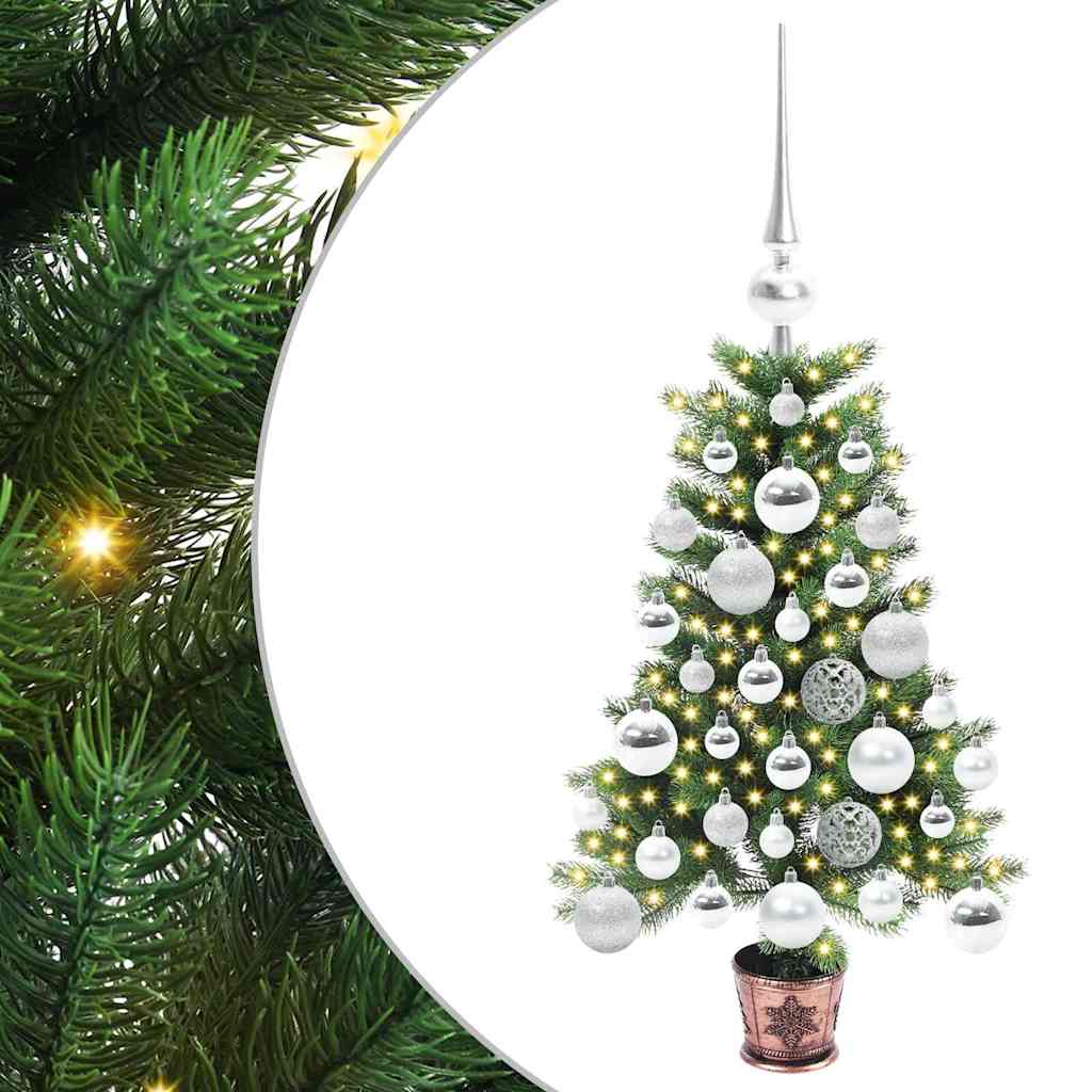 Christmas Tree with 150 LEDs with Stand Green 65 cm PE