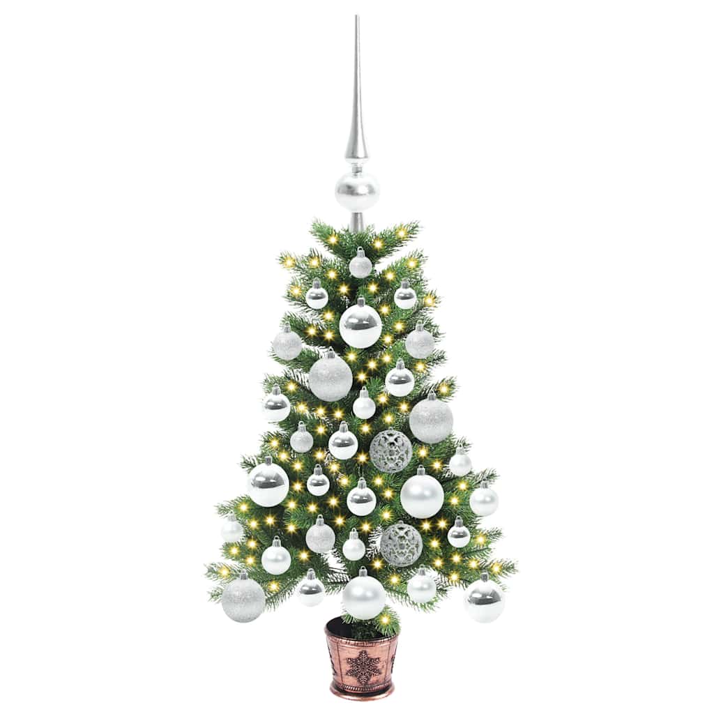 Christmas Tree with 150 LEDs with Stand Green 65 cm PE