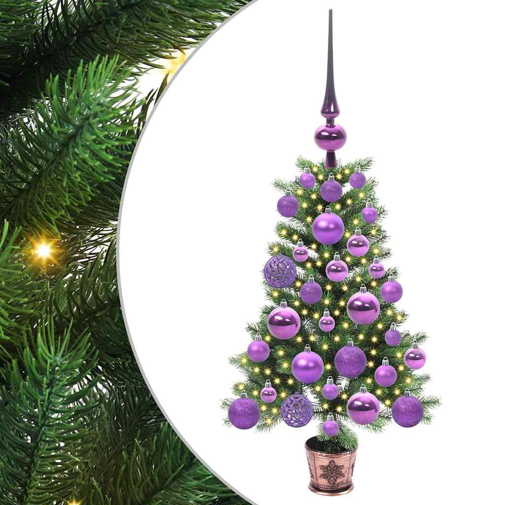 Christmas Tree with 150 LEDs with Stand Green 65 cm PE