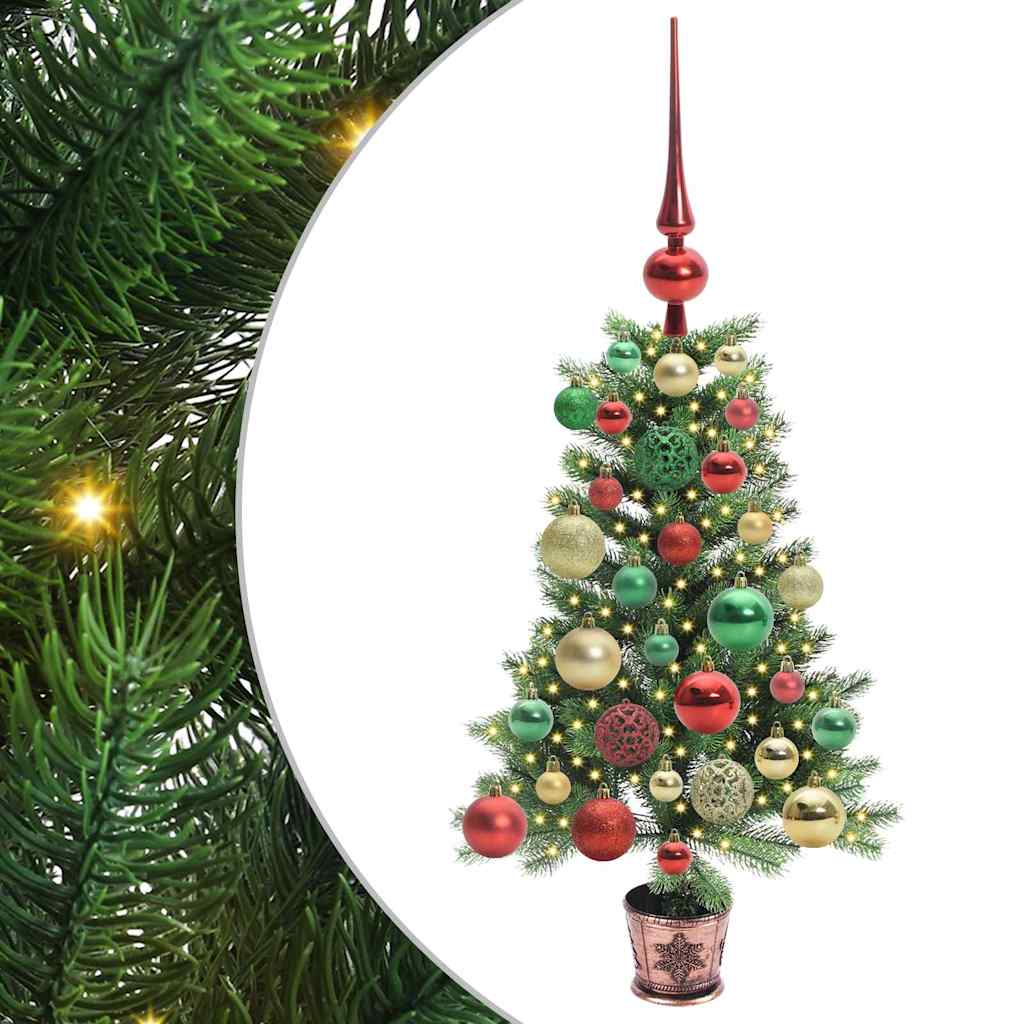 Christmas Tree with 150 LEDs with Stand Green 65 cm PE