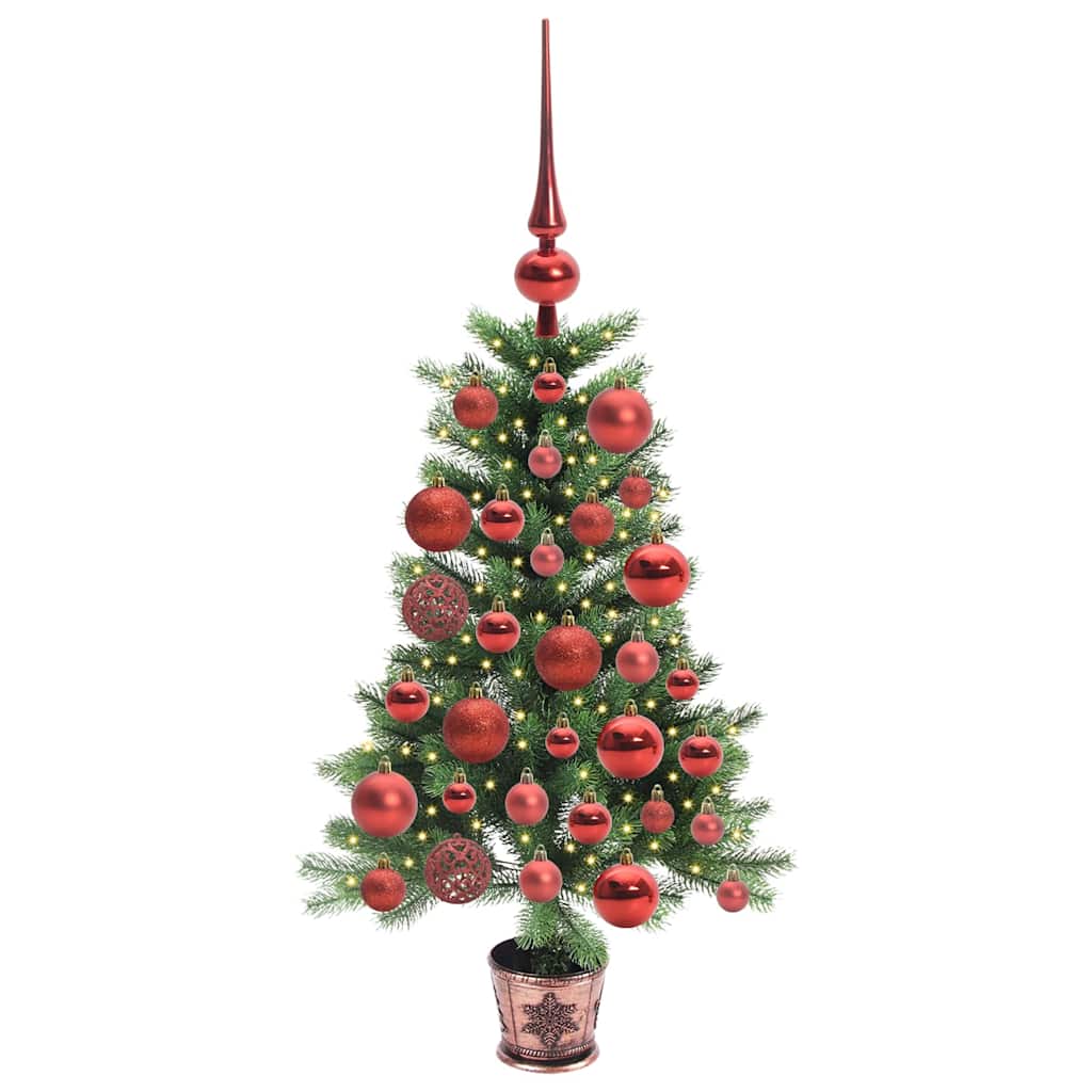 Christmas Tree with 150 LEDs with Stand Green 90 cm PE