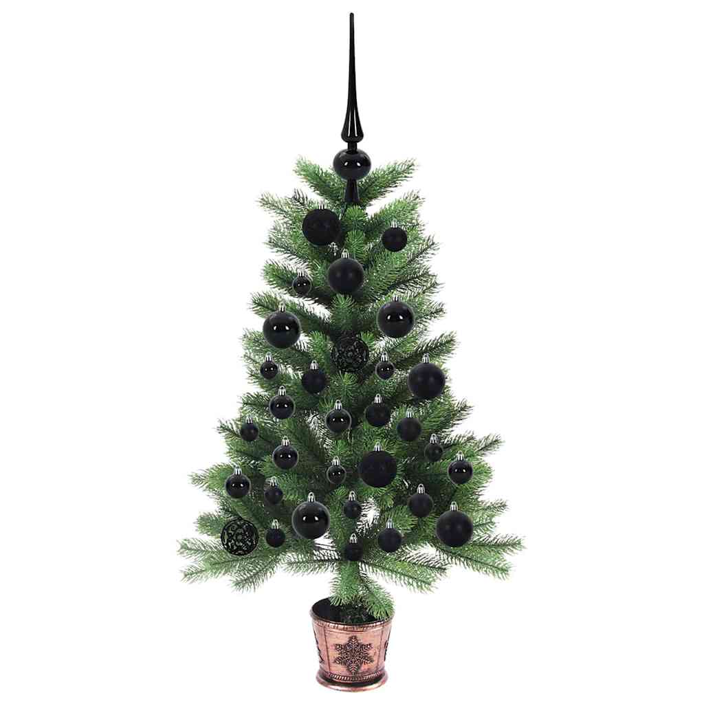 Christmas Tree with 150 LEDs with Stand Green 90 cm PE