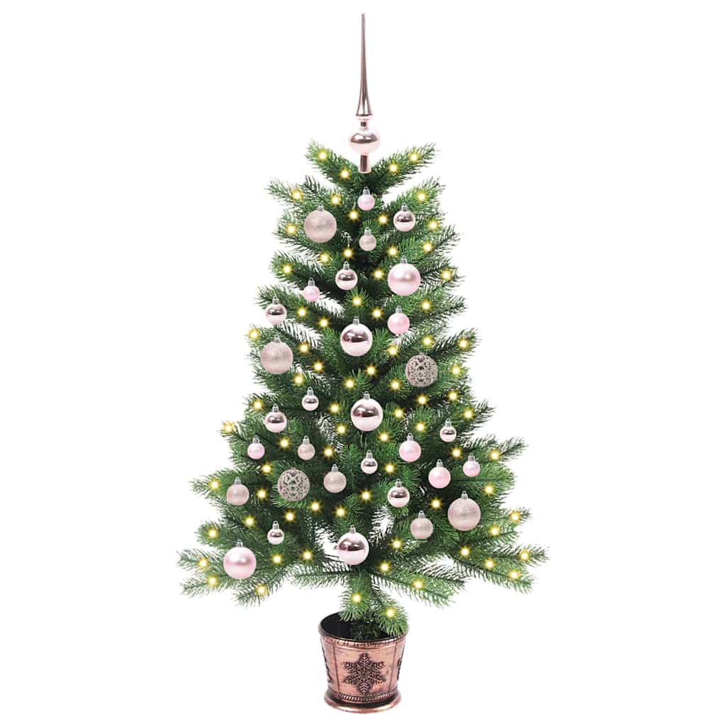 Christmas Tree with 150 LEDs with Stand Green 90 cm PE