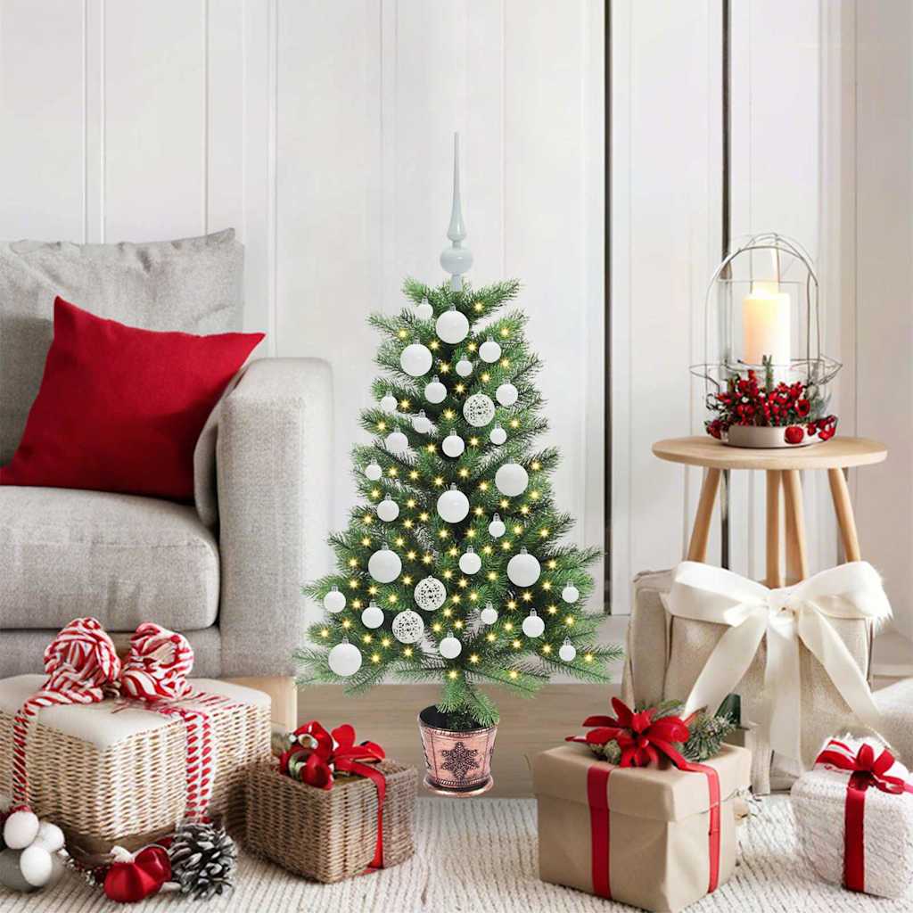 Christmas Tree with 150 LEDs with Stand Green 90 cm PE