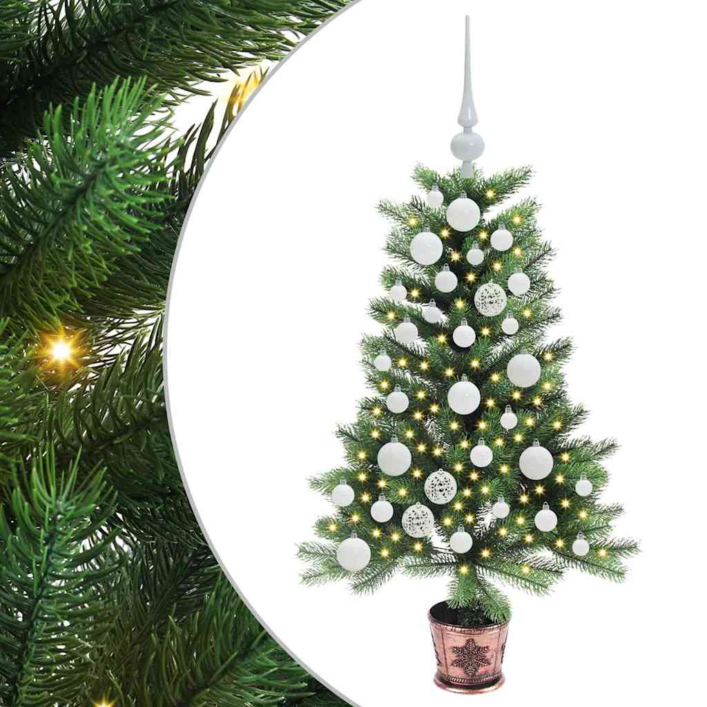 Christmas Tree with 150 LEDs with Stand Green 90 cm PE