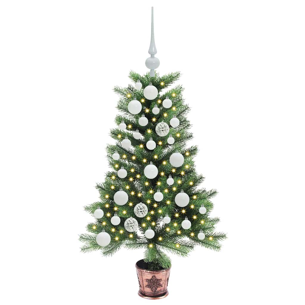Christmas Tree with 150 LEDs with Stand Green 90 cm PE