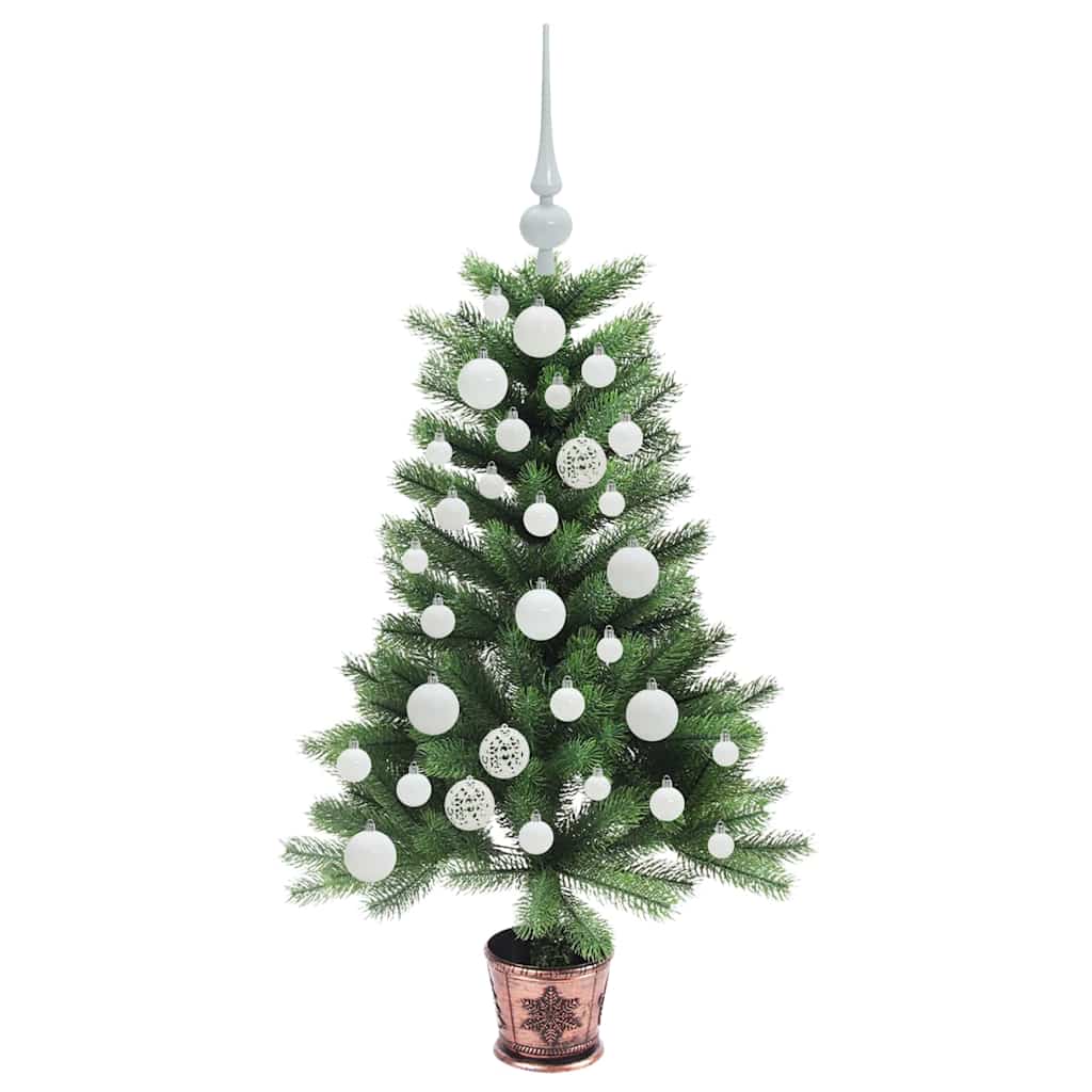 Christmas Tree with 150 LEDs with Stand Green 90 cm PE