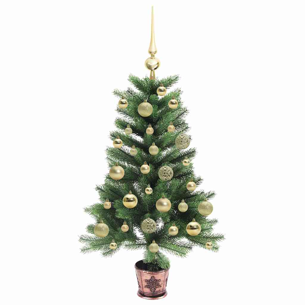 Christmas Tree with 150 LEDs with Stand Green 90 cm PE