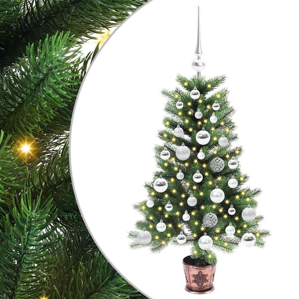 Christmas Tree with 150 LEDs with Stand Green 90 cm PE