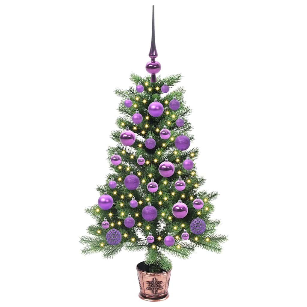 Christmas Tree with 150 LEDs with Stand Green 90 cm PE