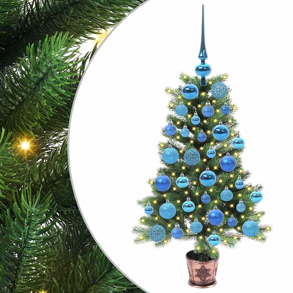 Christmas Tree with 150 LEDs with Stand Green 90 cm PE