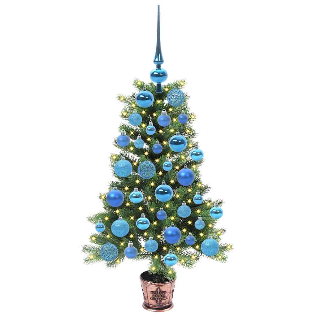 Christmas Tree with 150 LEDs with Stand Green 90 cm PE