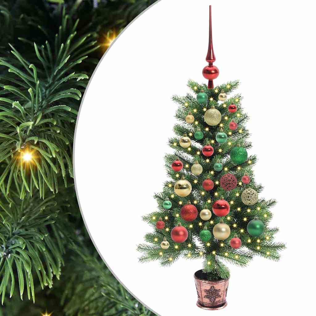Christmas Tree with 150 LEDs with Stand Green 90 cm PE