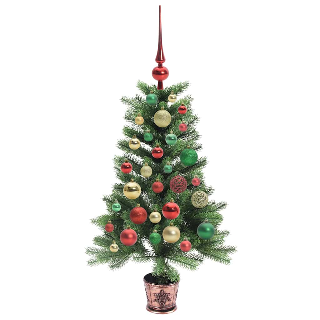 Christmas Tree with 150 LEDs with Stand Green 90 cm PE