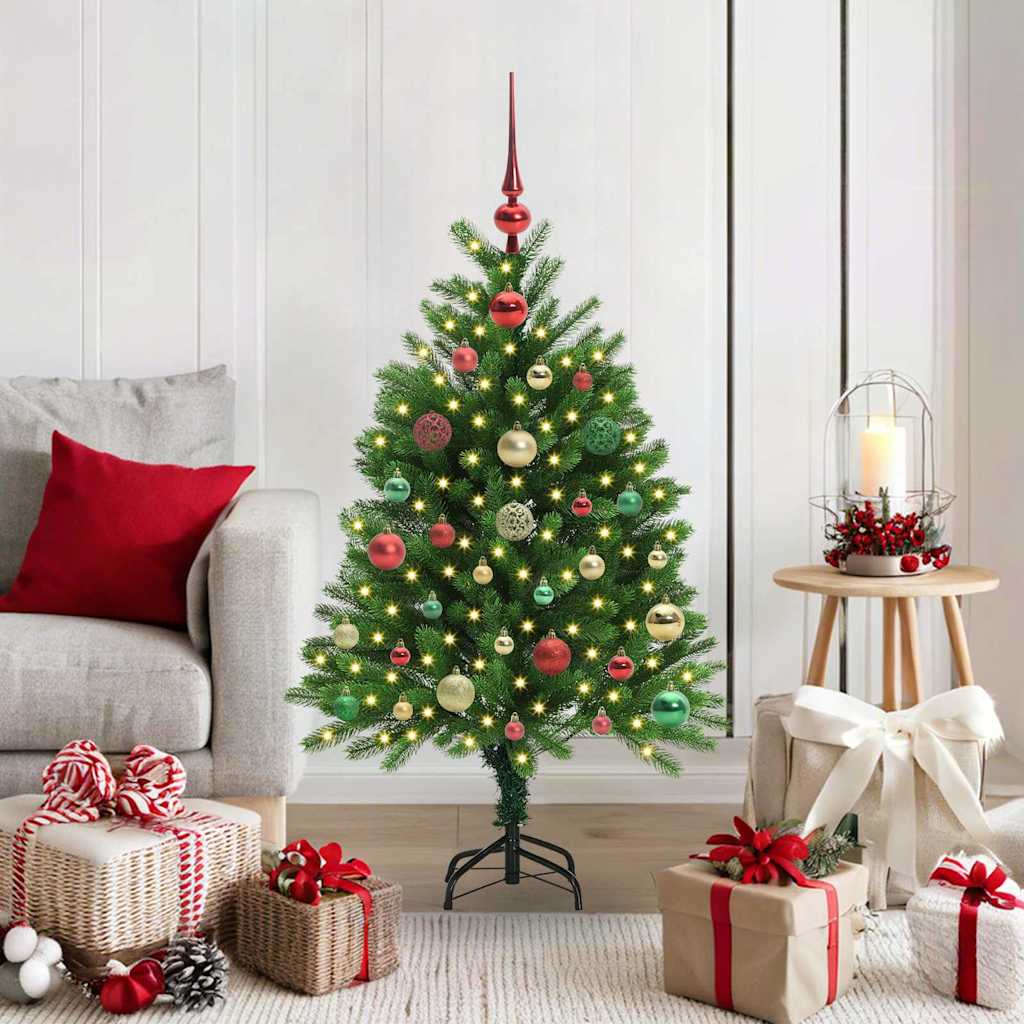 Christmas Tree with 150 LEDs with Stand Green 120 cm PE