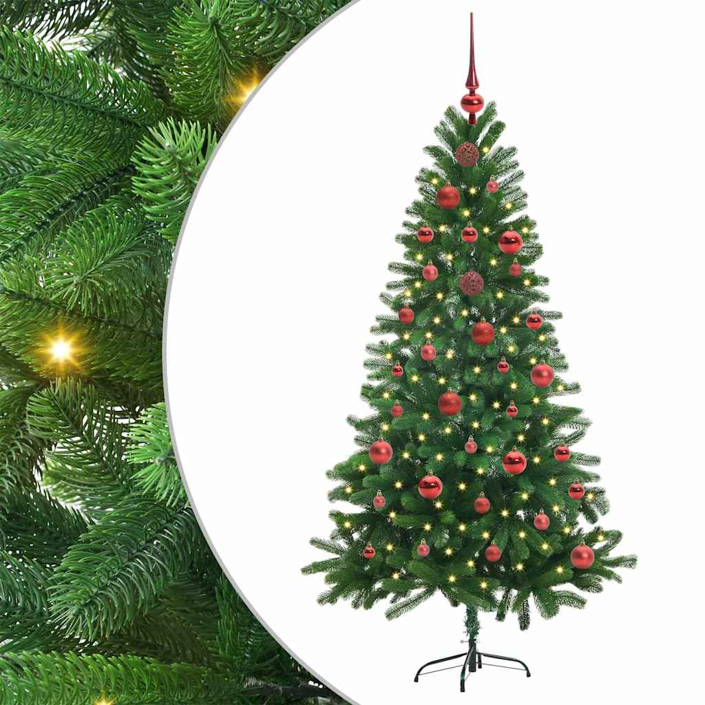 Christmas Tree with 150 LEDs with Stand Green 150 cm PE
