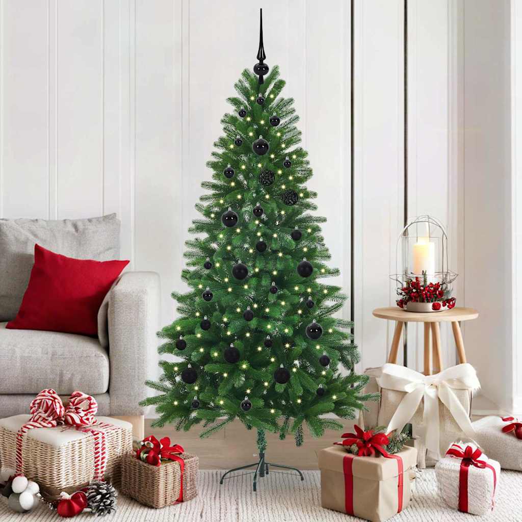 Christmas Tree with 150 LEDs with Stand Green 150 cm PE