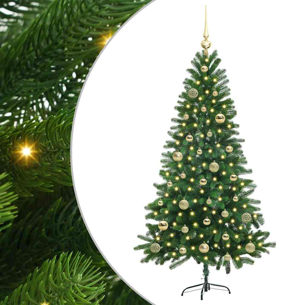 Christmas Tree with 150 LEDs with Stand Green 150 cm PE