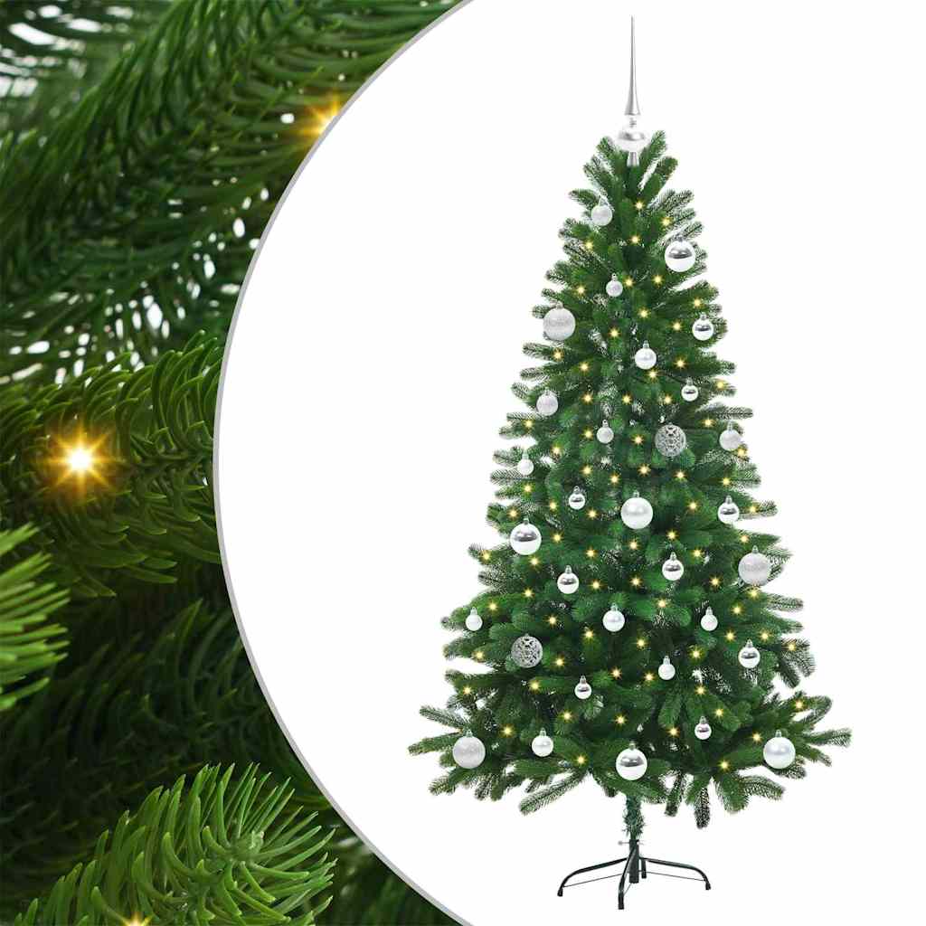 Christmas Tree with 150 LEDs with Stand Green 150 cm PE