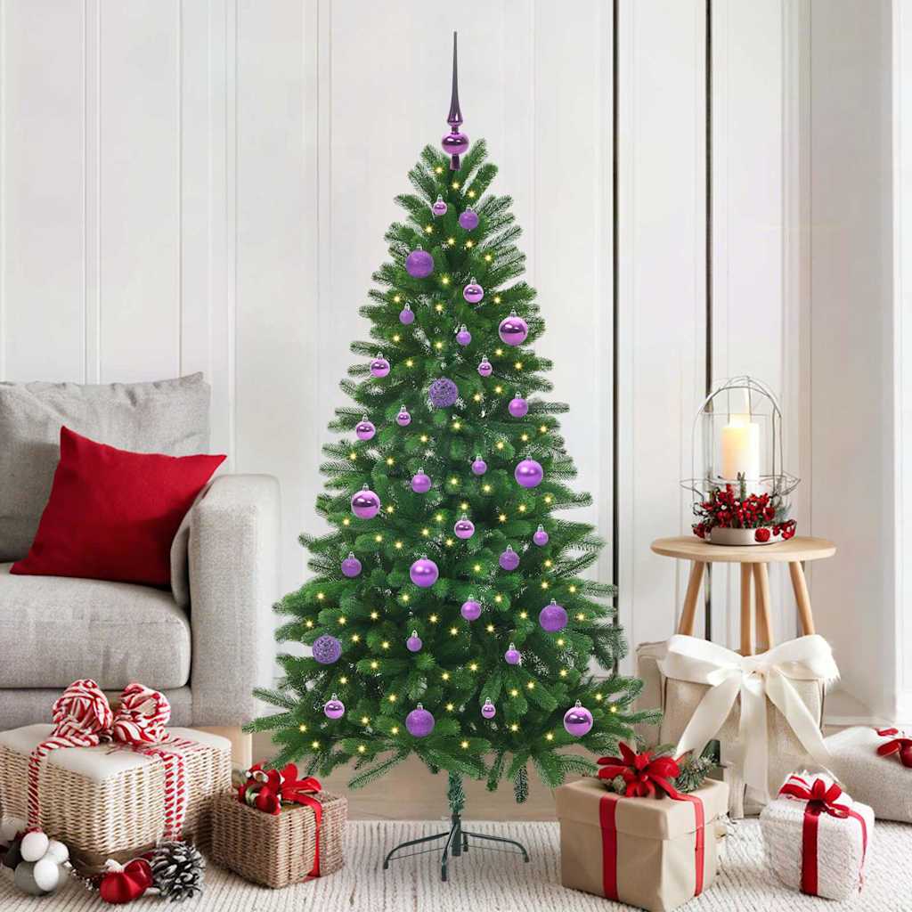 Christmas Tree with 150 LEDs with Stand Green 150 cm PE