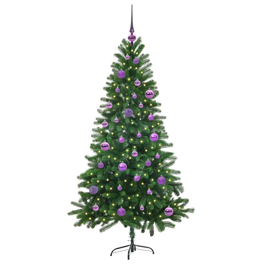 Christmas Tree with 150 LEDs with Stand Green 150 cm PE