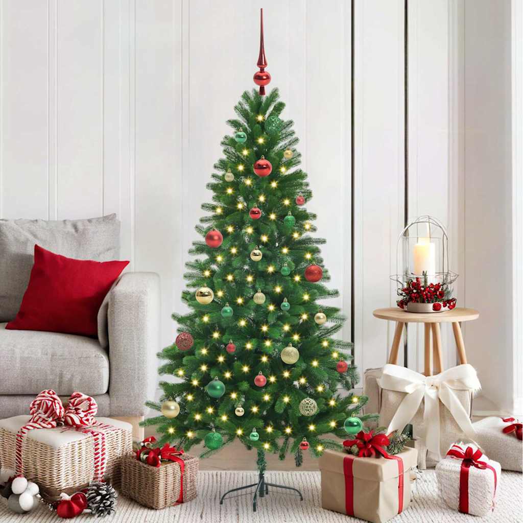 Christmas Tree with 150 LEDs with Stand Green 150 cm PE