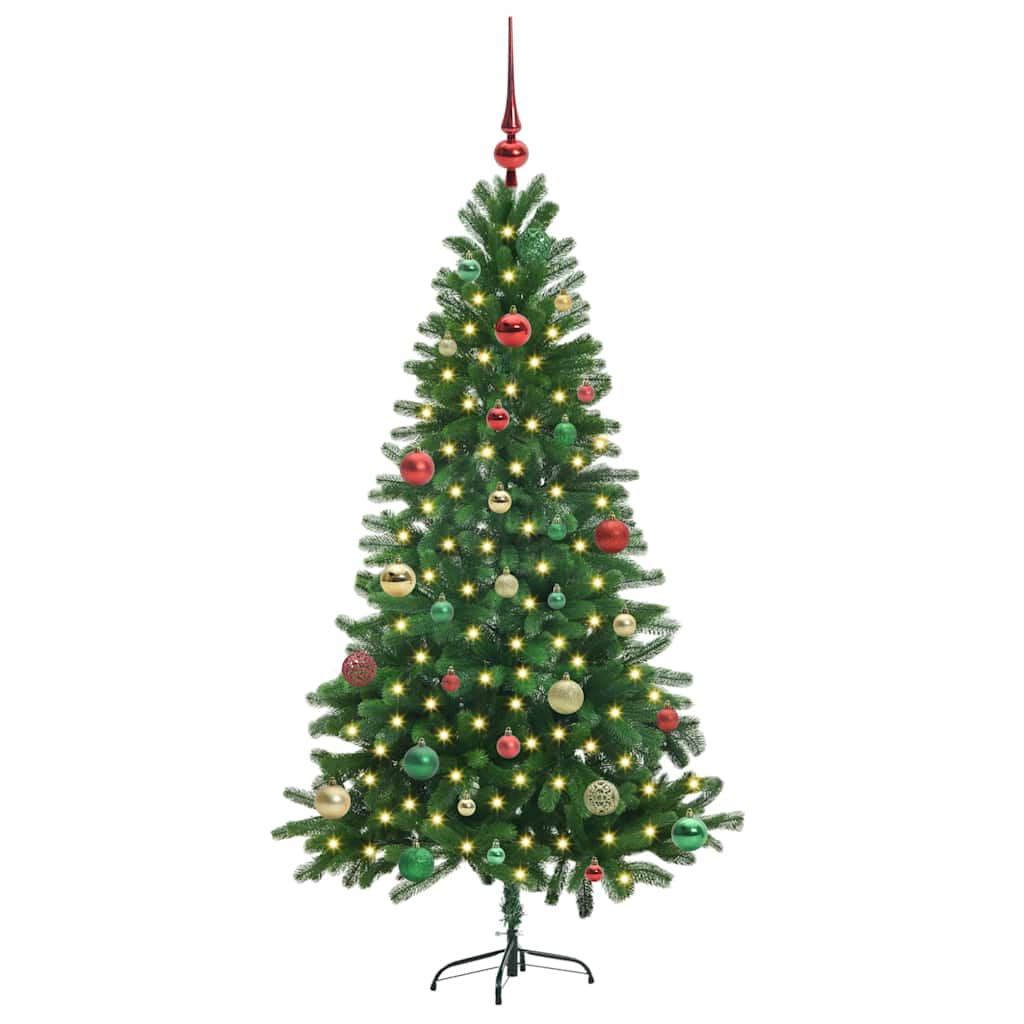 Christmas Tree with 150 LEDs with Stand Green 150 cm PE