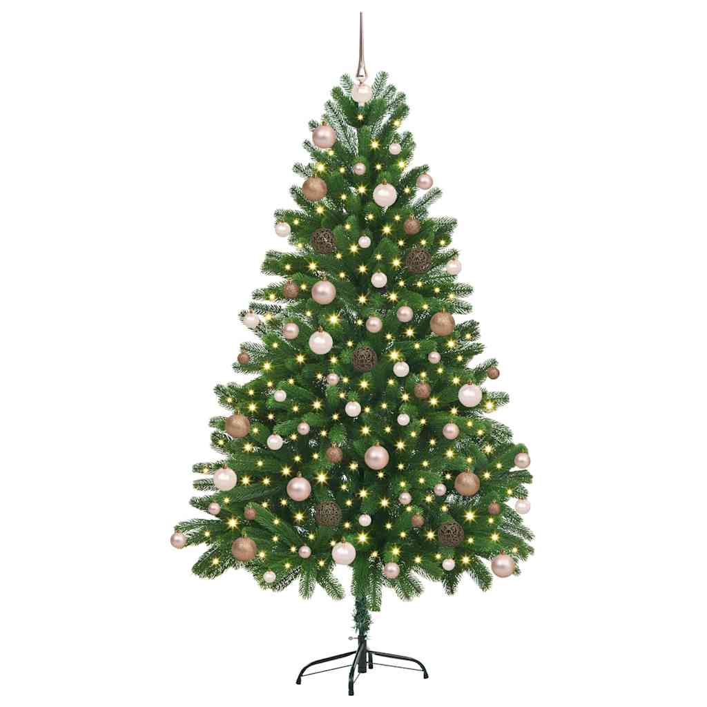 Christmas Tree with 300 LEDs with Stand Green 180 cm PE