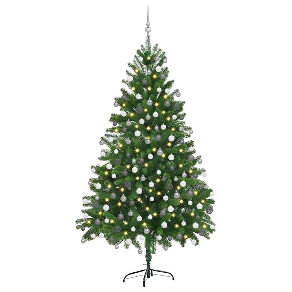 Christmas Tree with 300 LEDs with Stand Green 180 cm PE