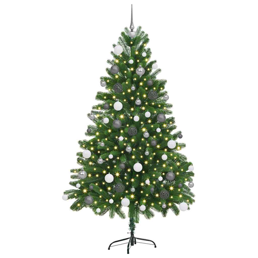 Christmas Tree with 300 LEDs with Stand Green 180 cm PE